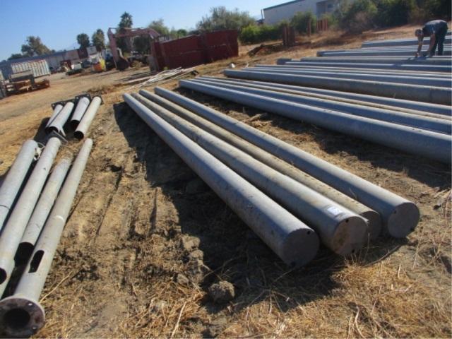 (4) 10 1/2" x 40' Galvanized Pipes