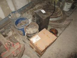 Lot Of Hydraulic Hoses, Air Hose, Oil Filters