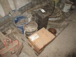 Lot Of Hydraulic Hoses, Air Hose, Oil Filters