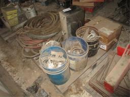 Lot Of Hydraulic Hoses, Air Hose, Oil Filters