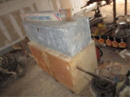 Lot Of Shop Metal Cabinet, Metal Tool Box,