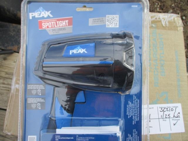 (3) Boxes Of Peak Rechargeable Spot Lights,