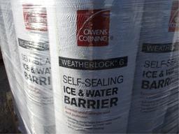 (25) Rolls Of  Weather Lock Ice & Water Barrier