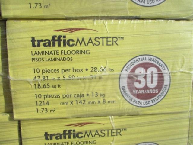 Lot Of Traffic Master Laminate Flooring,