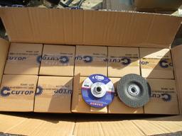 Lot Of Cutop 4 1/2" x 1/4" Metal Grinding Disc's,