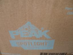 (3) Boxes Of Peak Rechargeable Spot Lights,