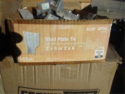 Lot Of Crown Bolt Gat Latch's, Joist Hangers,