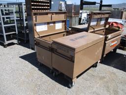 (2) Knaack Job Site Tool Boxes