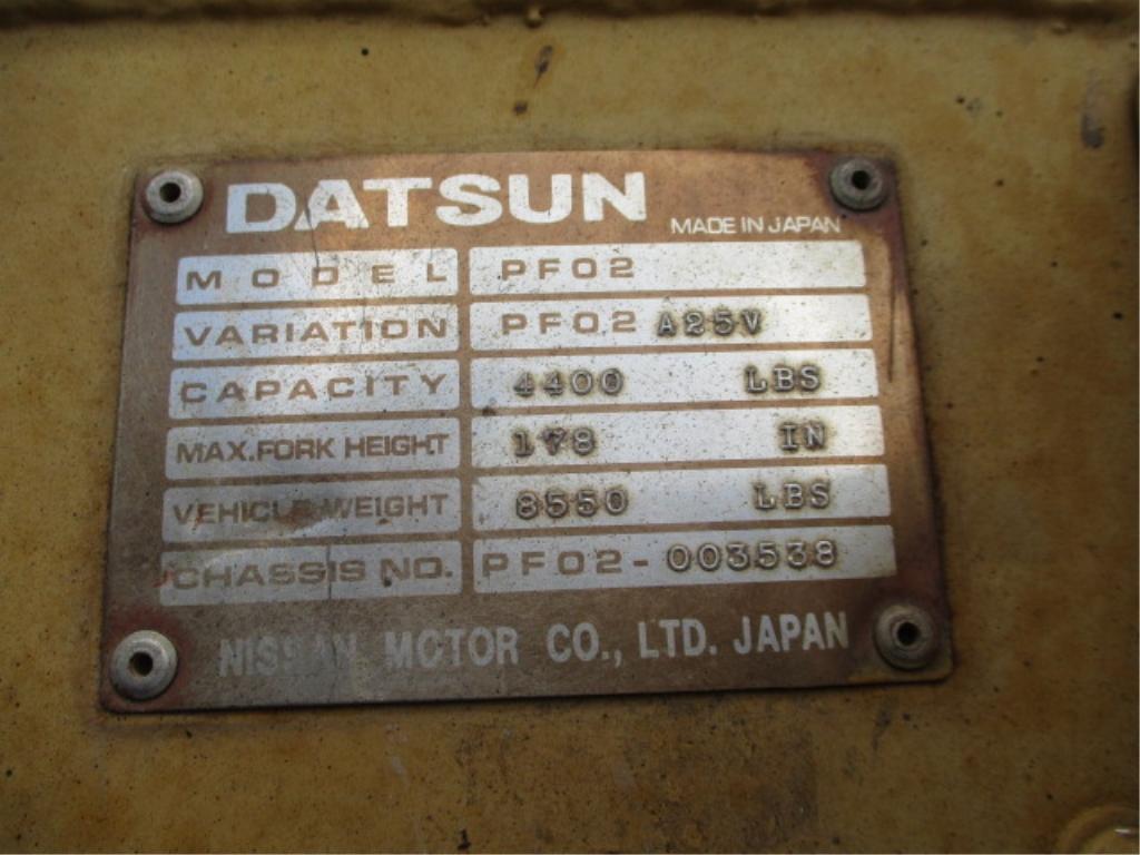 Datsun PF02A25V Warehouse Forklift,