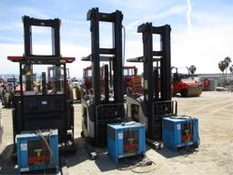 Crown RR5000 Stand-Up Narrow Aisle Forklift,