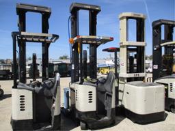 Crown RR5000 Stand-Up Narrow Aisle Forklift,