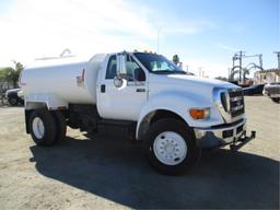 2011 Ford F750 S/A 2500 Gallon Water Truck,