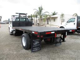 2004 Ford F650 S/A Flatbed Dump Truck,