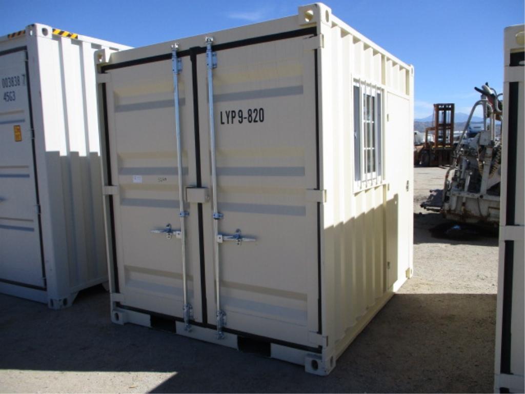 Unused 9' Portable Office Container,