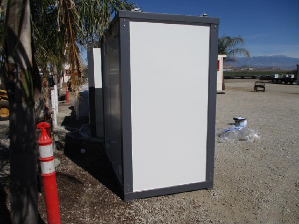 Unused Bastone Mobile Double Bathroom Unit,