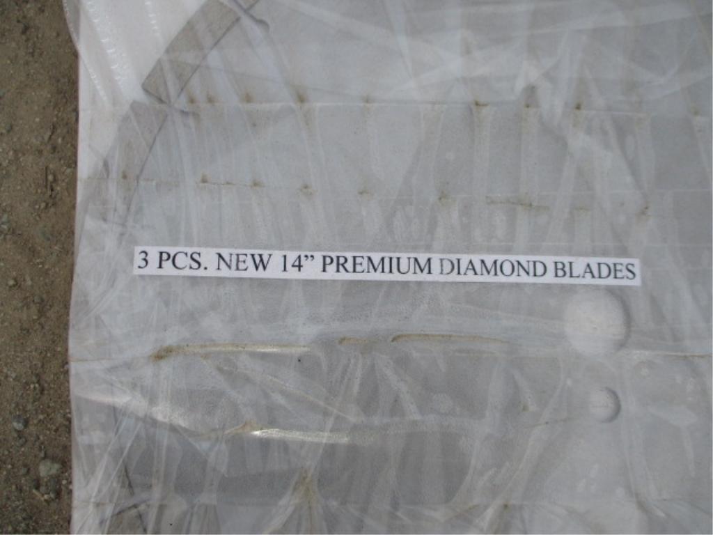 (3) Unused 14" Premium Diamond Blade