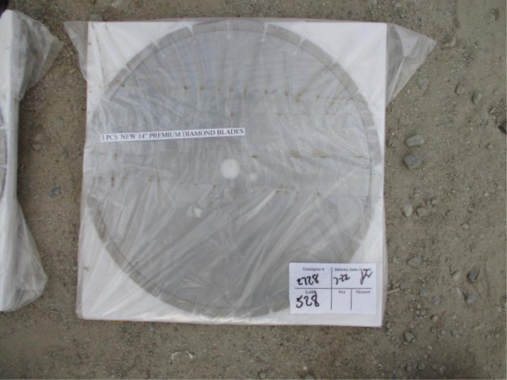 (3) Unused 14" Premium Diamond Blade