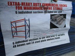 Unused Heavy Duty Pallet Racking,