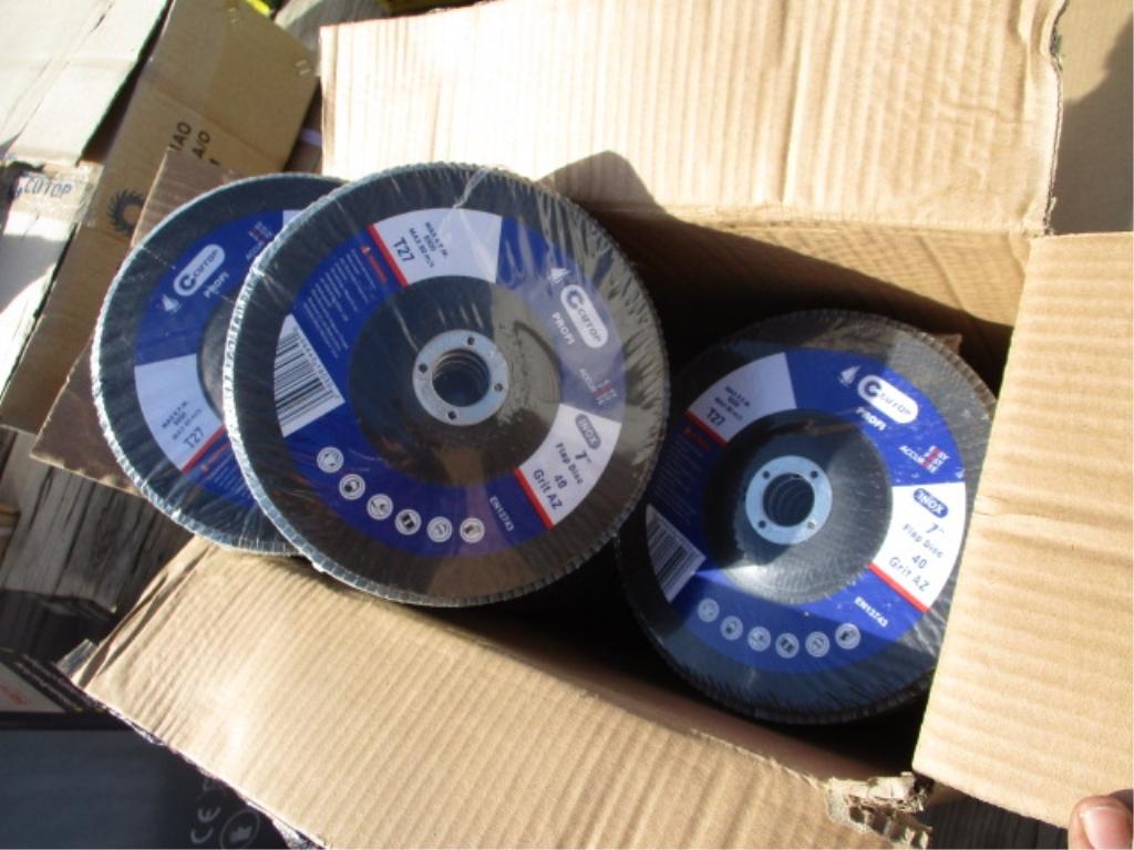 Lot Of Cutop 7" x 7/8" Flap Disc's,