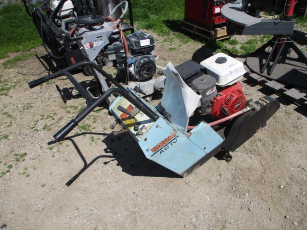 Target PAC IV13H Walk-Behind Concrete Cutter,