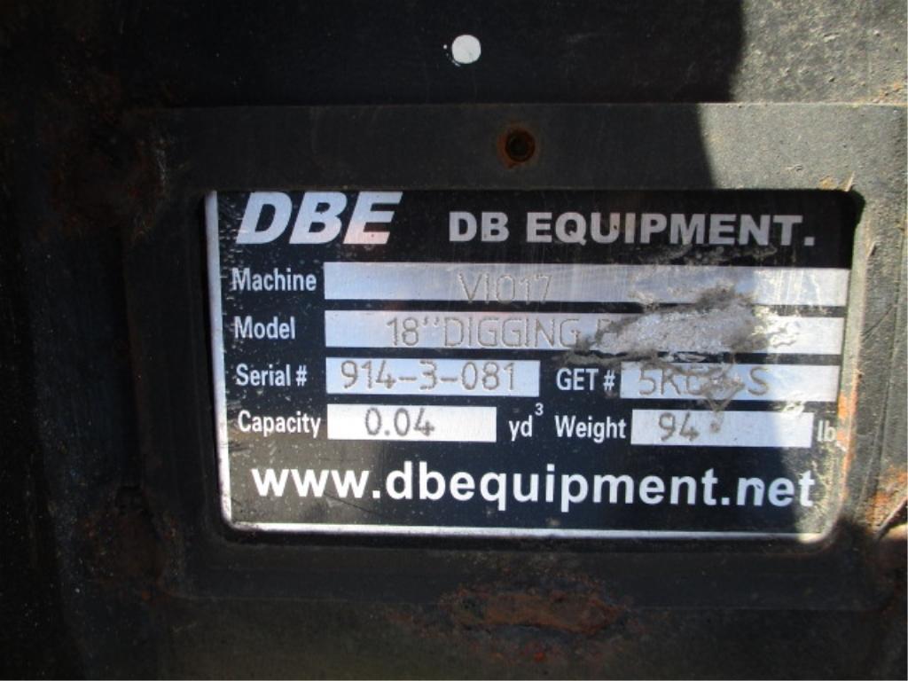 Unused DBE 18" Tooth Bucket,