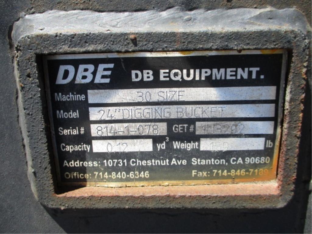 Unused DBE 24" Q/C Tooth Bucket,