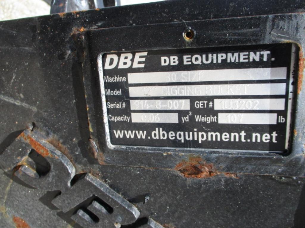 Unused DBE 12" Q/C Tooth Bucket,