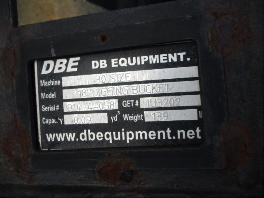 Unused DBE 18" Q/C Tooth Bucket,