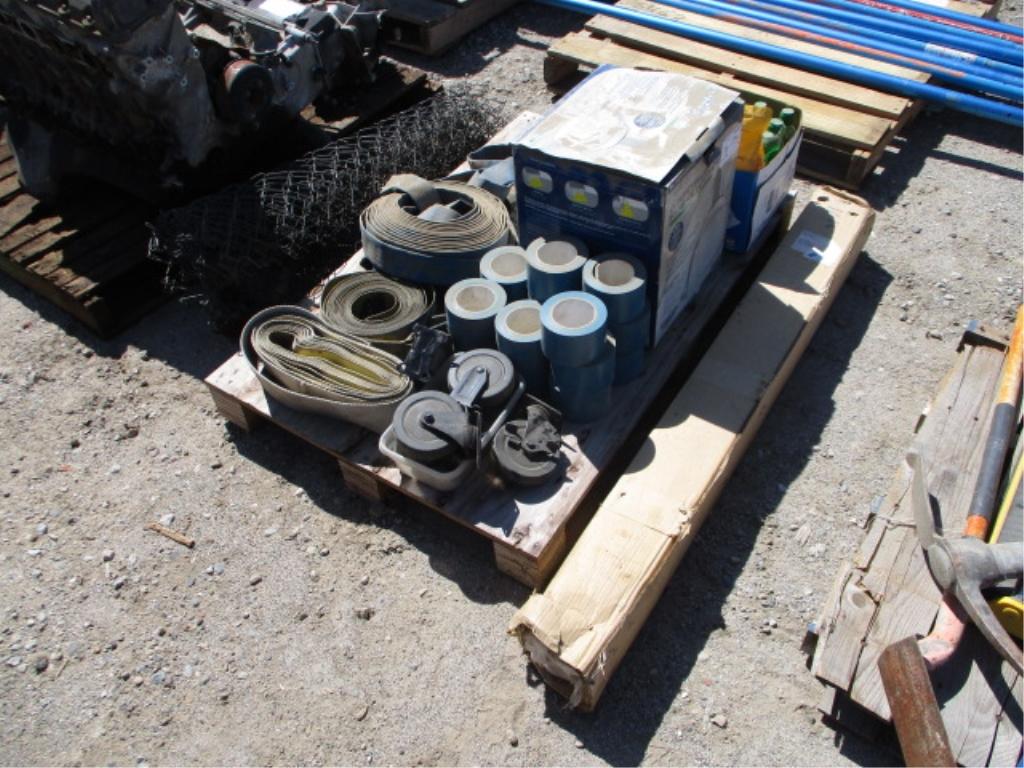 Lot Of Panel Kit, Cart Wheels, (2) Water Hoses,