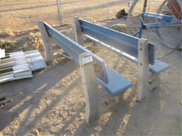 (2) Concrete Benches