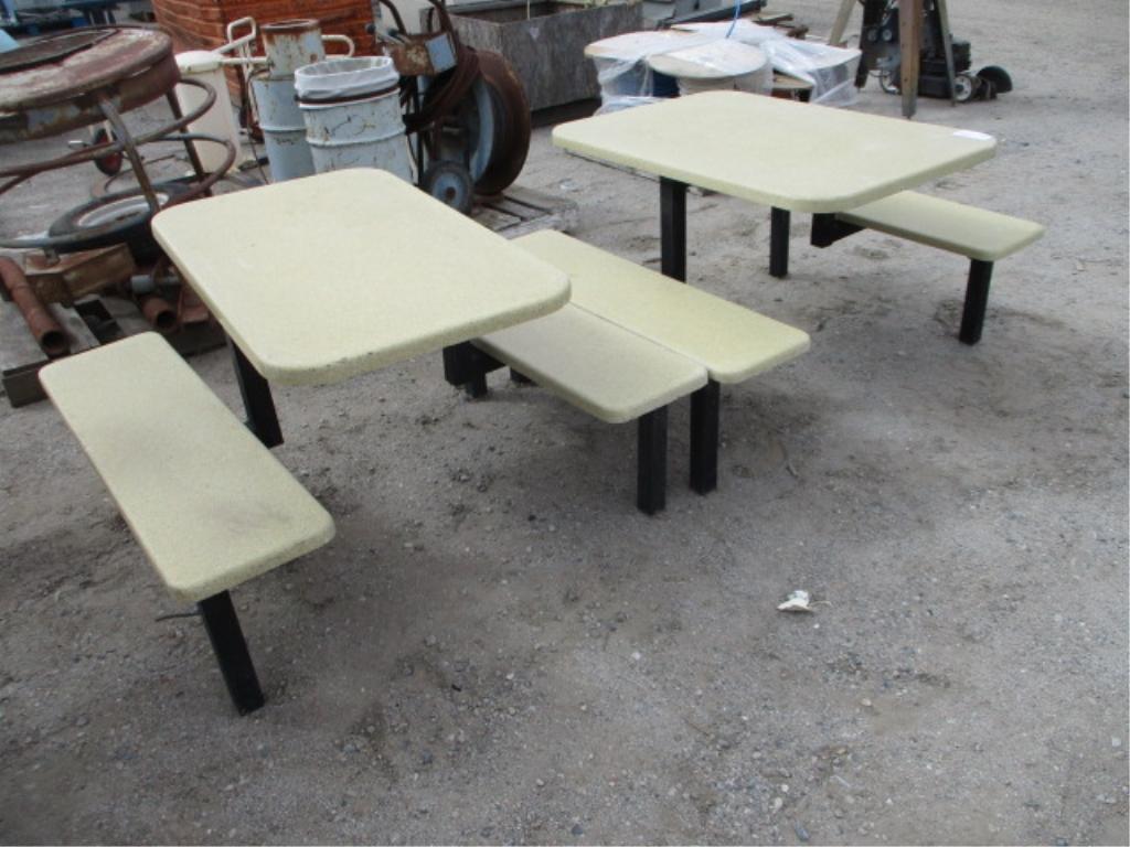 Lot Of (2) Picnic Benches