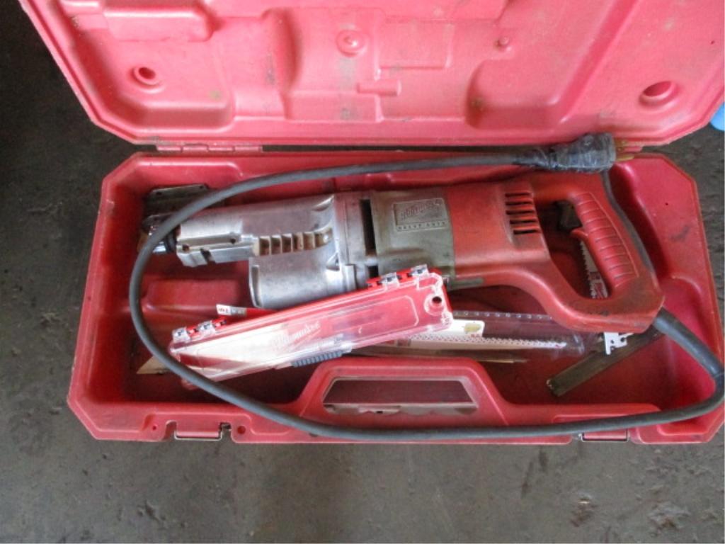 Milwaukee Electric Saw-Z-All & Tool Box,