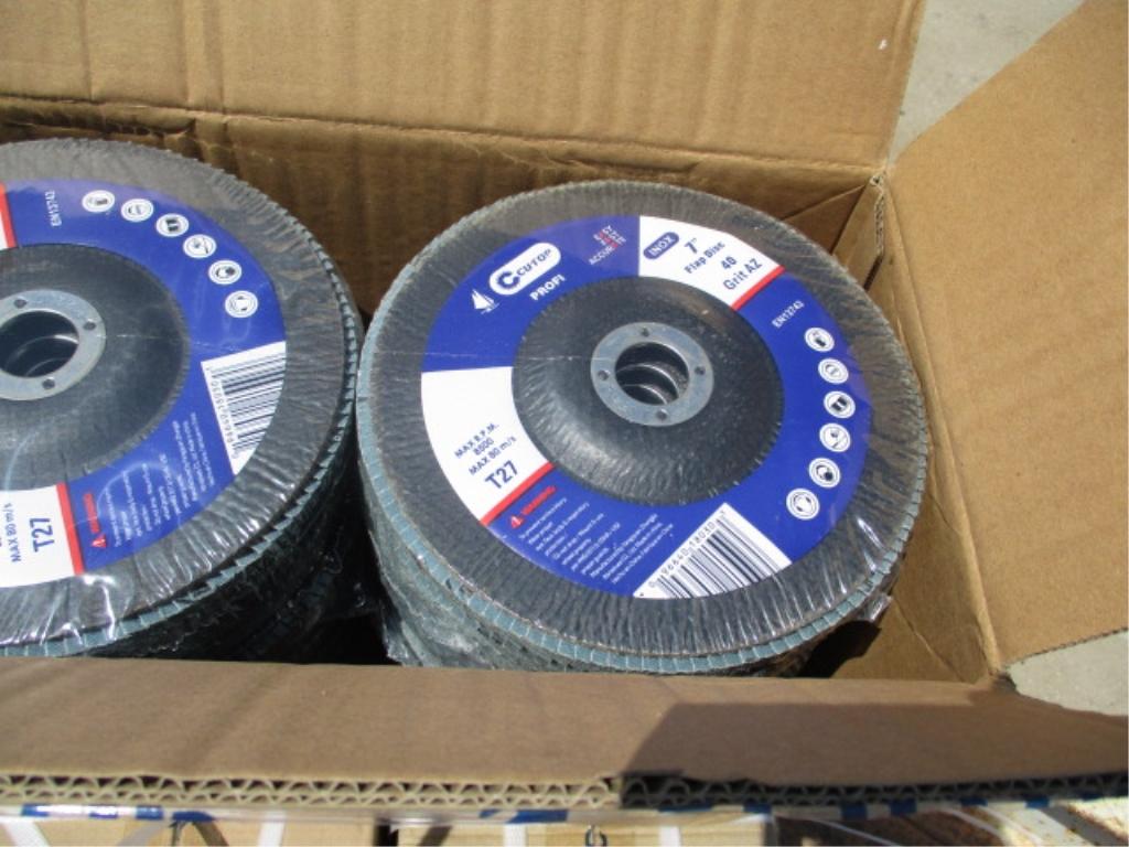 Lot Of Cutop 7" Flap Discs,