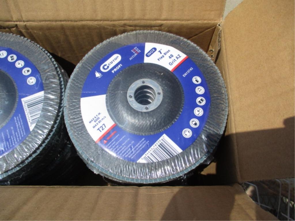 Lot Of Cutop 7" Flap Discs,