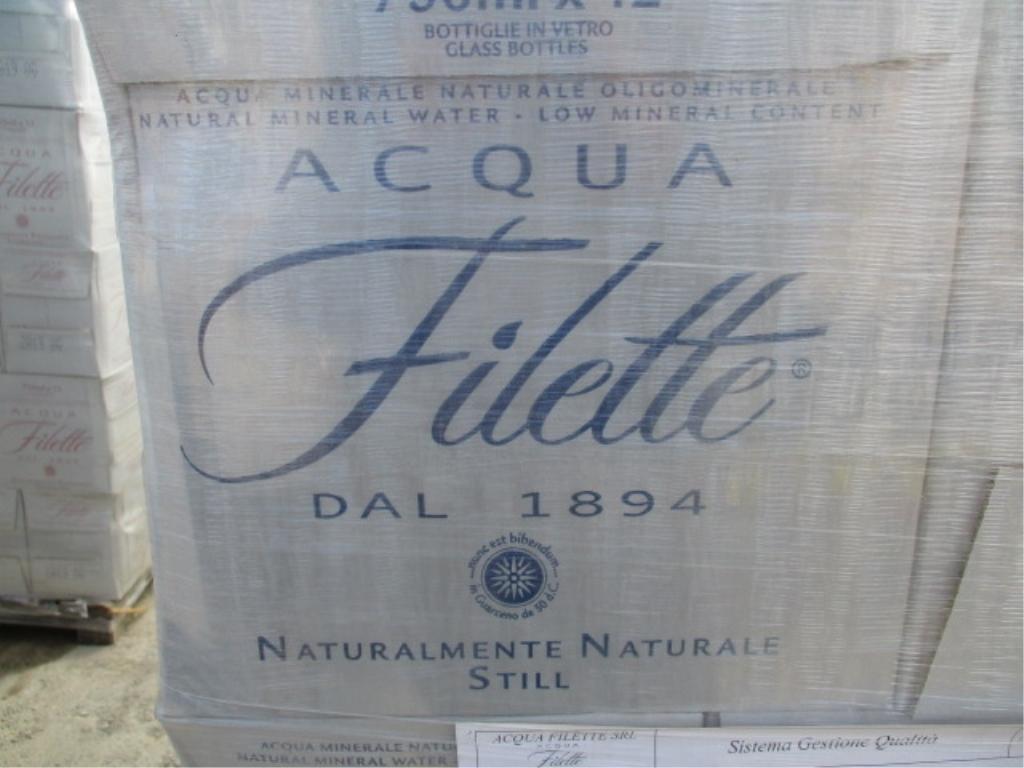 Lot Of Acqua Fillette Natural Mineral Water,
