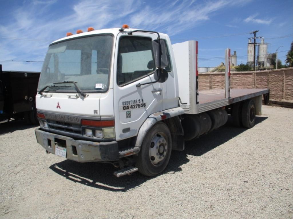 2003 Mitsubishi Fuso FK COE S/A Flatbed Truck,