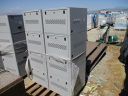 (2) Black Box Charging Port W/Storage Cabinet