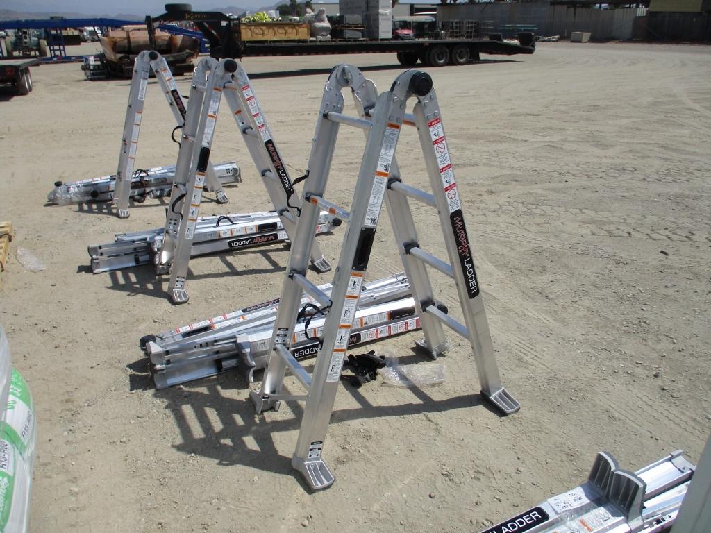 Lot Of (3) Unused Murphy Ladders