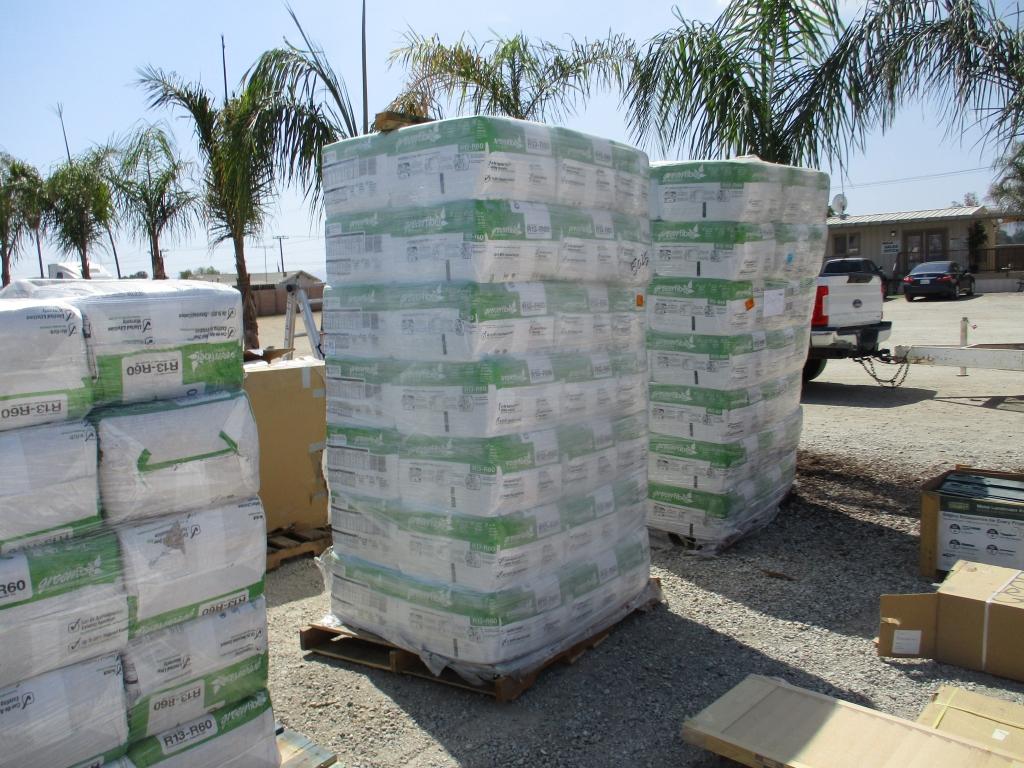 Lot Of Green Fiber R13-R60 Insulation,