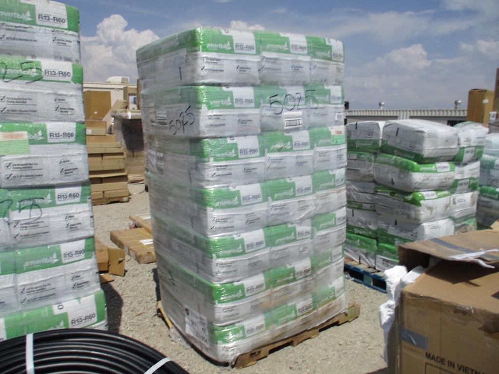 Lot Of Green Fiber R13-R60 Insulation,