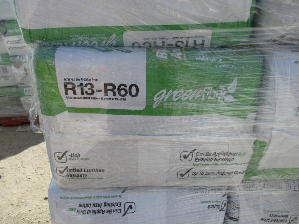 Lot Of Green Fiber R13-R60 Insulation,