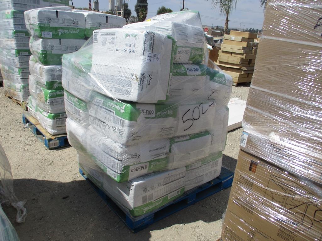 Lot Of Green Fiber R13-R60 Insulation,