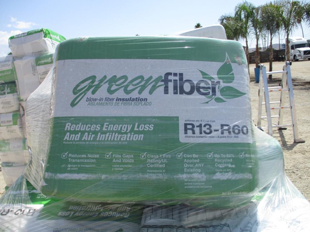 Lot Of Green Fiber R13-R60 Insulation,