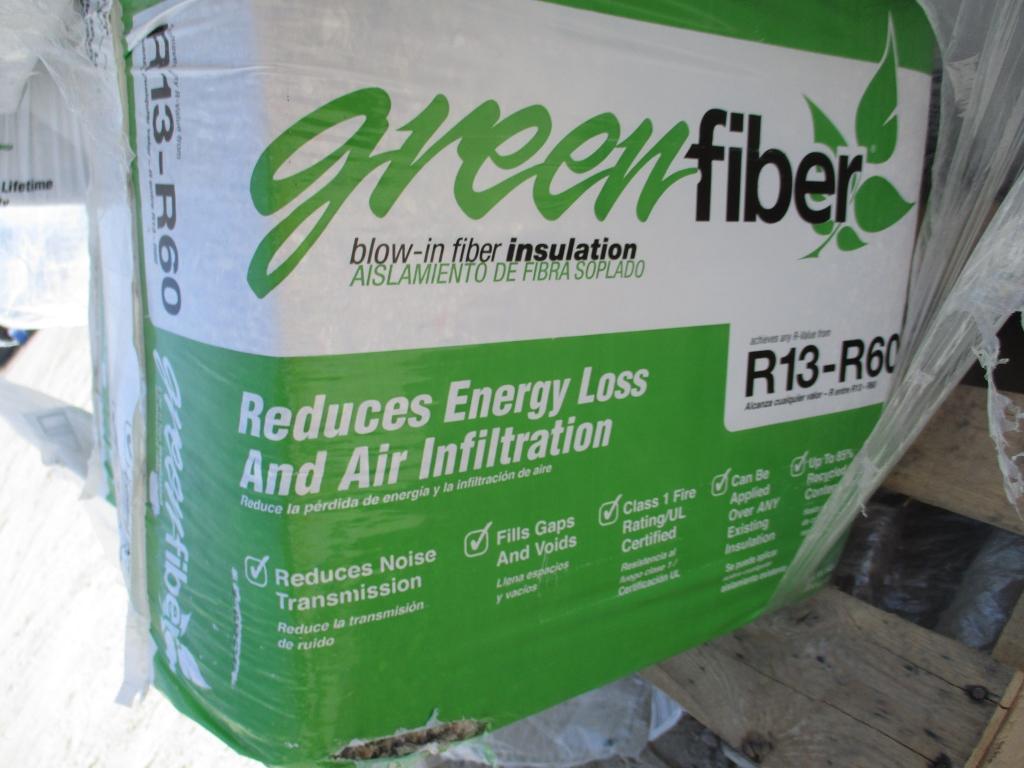 Lot Of Green Fiber R13-R60 Insulation,