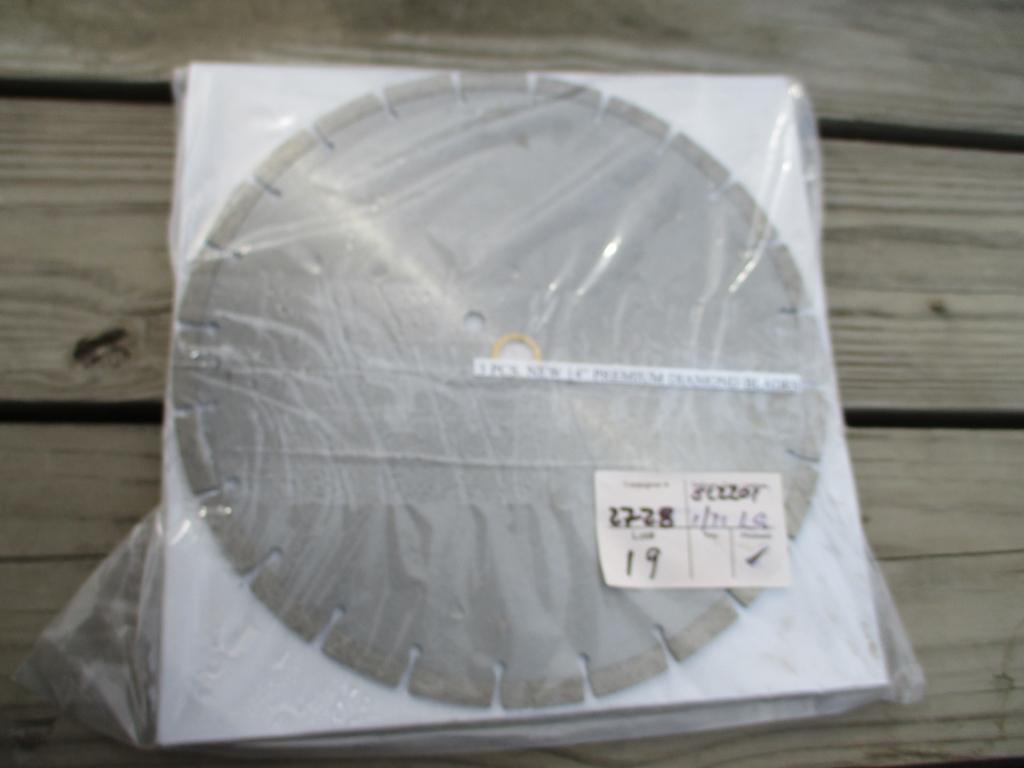 (3) Unused 14" Premium Diamond Blade