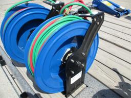 Lot Of Welding Hose Reel & Hose,