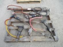 Lot Of (4) Air Jack Hammers & Power Puff Tamper