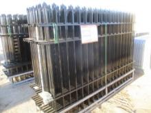 New Unused Diggit Wrought Iron Fence Panels,