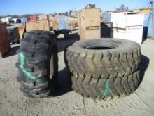 Lot Of (3) Misc Equipment Tires,