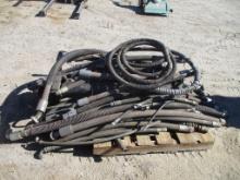 Lot Of Misc Hydraulic Hoses